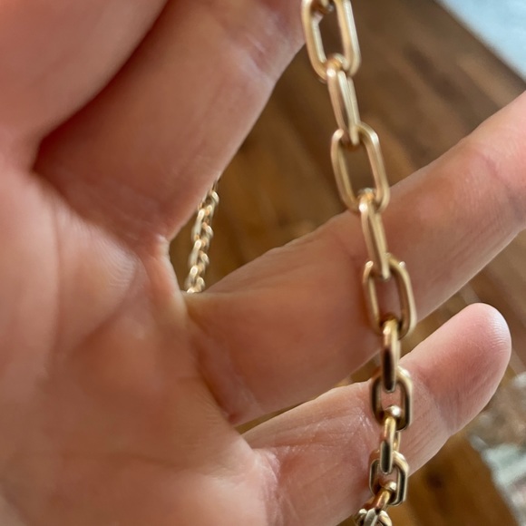 Grande Luxe Link Drawn Cable Chain Necklace in Rose Gold 18” - Picture 4 of 6